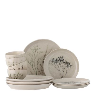 Bloomingville - Bea Astiasto 12 osaa Beige