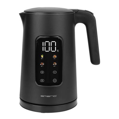EMERIO - Emerio Vedenkeitin digitaalinen 1,7 L Musta