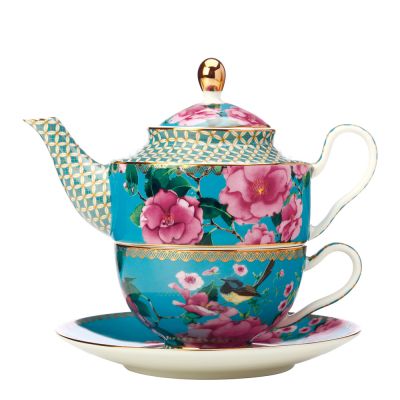 Maxwell & Williams - Silk Road Teekannu 0,5 L Sininen