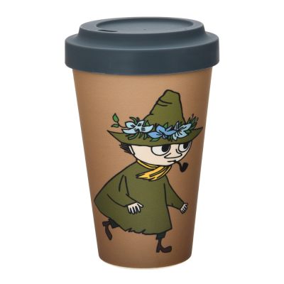 Nordicbuddies - Muumi Take Away Muki 45 cl Nuuskamuikkusen seikkailu Ruskea