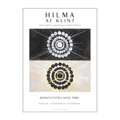 Poster & Frame - Hilma af Klint x PSTR Studio Juliste 30x40 cm Hilma af klint art exhibition