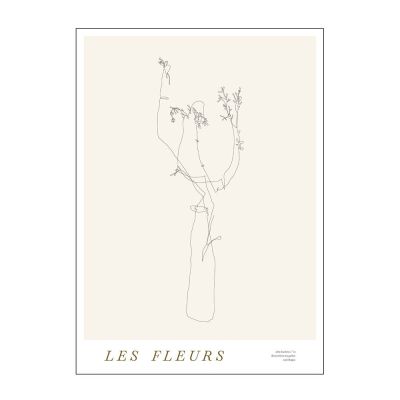 Poster & Frame - Mie & Him Juliste 50x70 cm Les fleurs 02