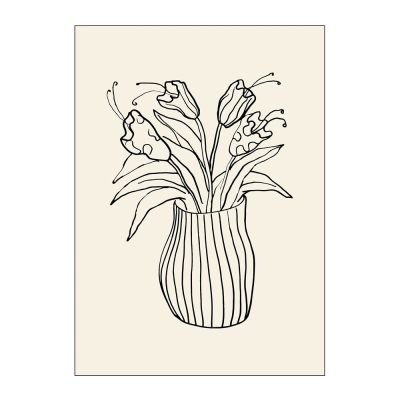 Poster & Frame - Affordable Art Prints Juliste 30x40 cm Vase sketch