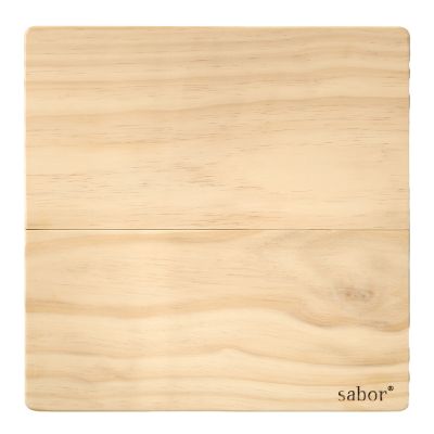 Sabor - Trevig Leikkuulauta 37x37 cm 2 osaa Accoya