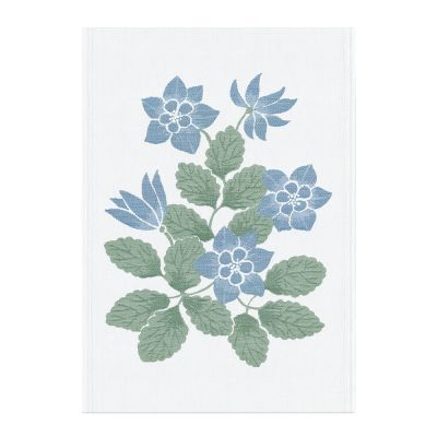 Ekelund - Ängsblå Keittiöpyyhe 35x50 cm Sininen/Vihreä