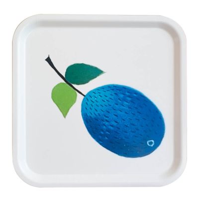 Stig L - Prunus Tarjotin 32x32 cm Sininen