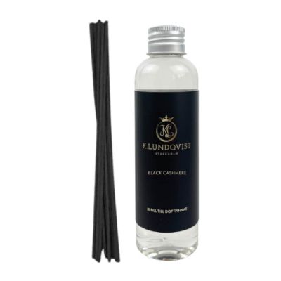 K. Lundqvist Stockholm - Black Cashmere Tuoksutikut täyttöpakkaus 150 ml
