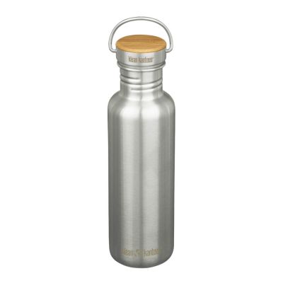 Klean Kanteen - Reflect Juomapullo 0,8 L Bambu/Harjattu teräs
