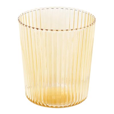 Paveau - Ribbed Elegance Juomalasi Cable 25 cl Keltainen