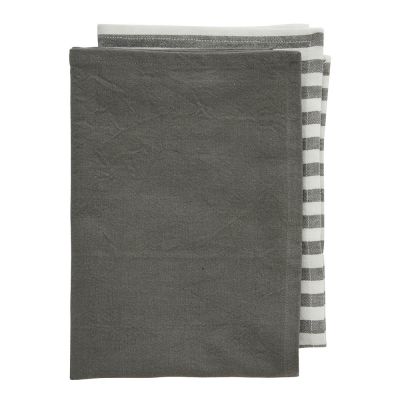Lene Bjerre - Estrille Keittiöpyyhe 70 cm 2 kpl Harmaa