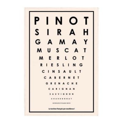 Maison Vivaraise - Keittiöpyyhe 48x72 cm Cépages Français