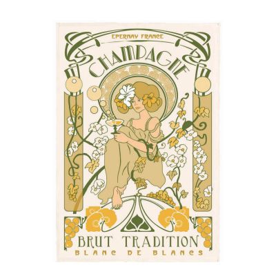 Maison Vivaraise - Keittiöpyyhe 48x72 cm Champagne