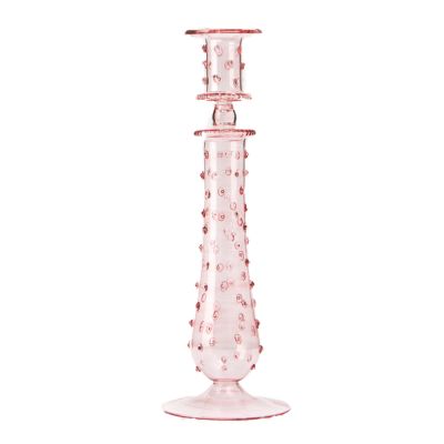 Moonlight Copenhagen - The dots Kynttilänjalka 26 cm Vaaleanpunainen