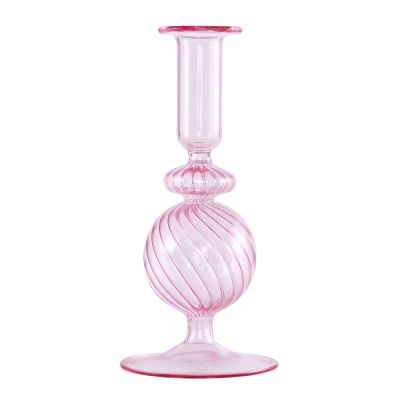 Moonlight Copenhagen - Bubble Kynttilänjalka 19 cm Vaaleanpunainen