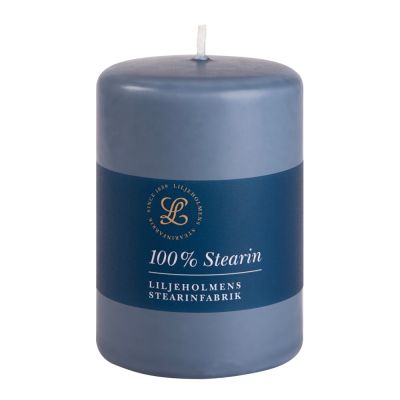 Liljeholmens - Pöytäkynttilä steariini 6,8x10 cm Sininen
