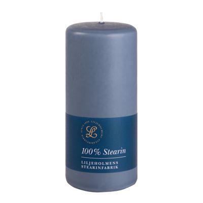 Liljeholmens - Pöytäkynttilä steariini 6,8x15 cm Sininen