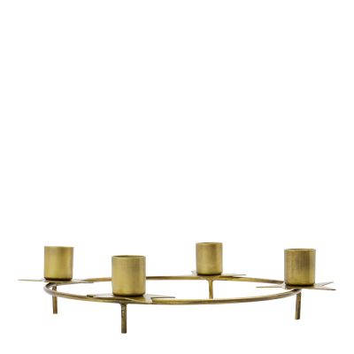 House Doctor - Stage Kynttilänjalka 5x25 cm Antiikki messinki