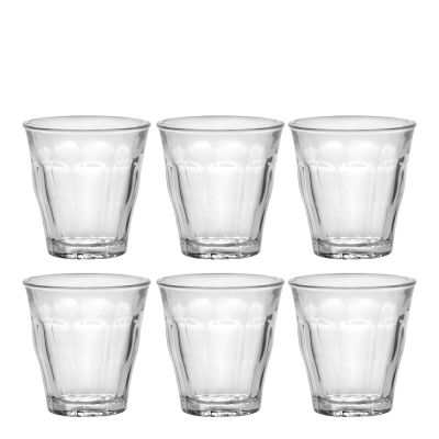 Duralex - Picardie Juomalasi 13 cl 6 kpl Kirkas