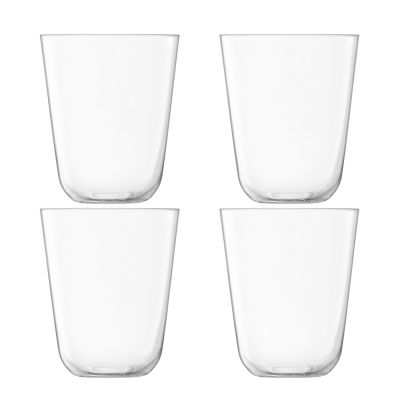 LSA International - Arc Juomalasi 38 cl 4 kpl Kirkas