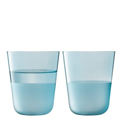 LSA International - Arc Juomalasi 38 cl 2 kpl Contrast Sky