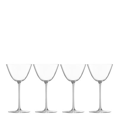 LSA International - Borough Martinilasi 19,5 cl 4 kpl Kirkas