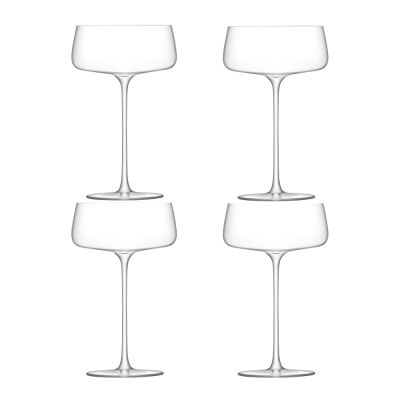 LSA International - Metropolitan Samppanjalasi coupe 30 cl 4 kpl