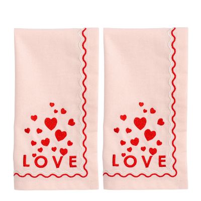 Vondels - Summer Party Servetti Love 45 cm 2 kpl Soft pink