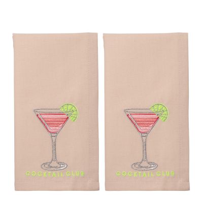 Vondels - Summer Party Servetti Cocktail club 45 cm 2 kpl Beige