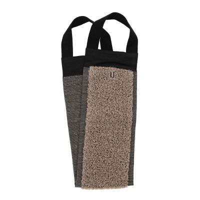 Rento - Selänpesin pellavafrotee 14x70 cm Musta