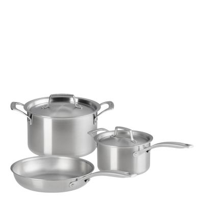 Le Creuset - Essential 3-ply Kattilasarja 5 osaa
