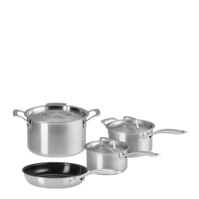 Le Creuset - Essential 3-ply Kattilasarja 7 osaa