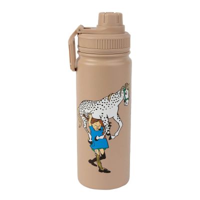 Nordicbuddies - Peppi Termospullo Peppi ja hevonen 0,55L Beige