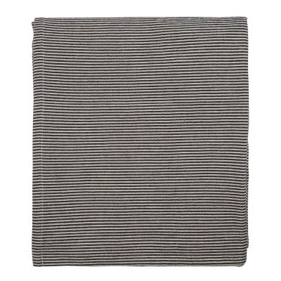 House Doctor - Block Pöytäliina 150x150 cm Hiekka/Musta