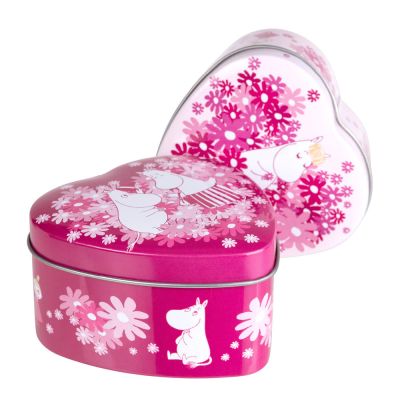 Martinex - Muumi Sydänpurkki 10 cm 2 kpl Kukkasydän