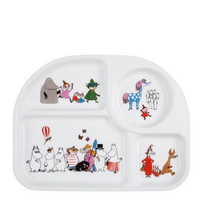 Martinex - Muumi Lasten lautanen 25 cm Valkoinen