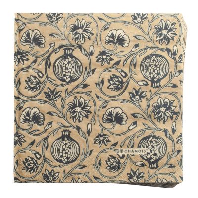Chamois - Tangier Pomegranate Servetti 40x40 cm 50 kpl Beige/Sininen