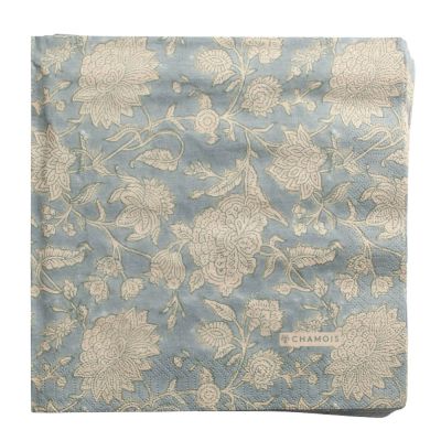 Chamois - Indian Rose Servetti 40x40 cm 50 kpl Vaaleansininen