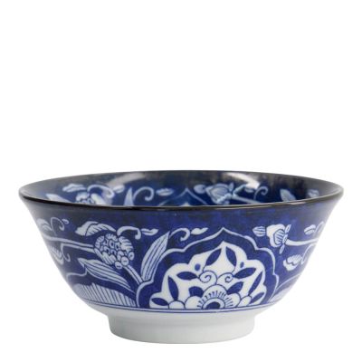 Tokyo Design Studio - Kawaii Kulho 15 cm Katt Neko 33486 Sininen