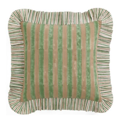 Chamois - Jaipur Stripe Tyynynpäällinen 48x48 cm Green