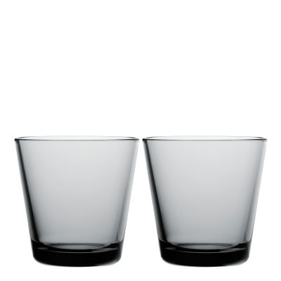 iittala - Kartio Juomalasi 21 cl 2 kpl Harmaa