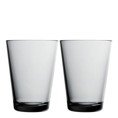 iittala - Kartio Juomalasi 40 cl 2 kpl Harmaa