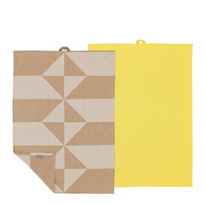 Södahl - Twist Keittiöpyyhe 50x70 cm 2 kpl Warm Taupe