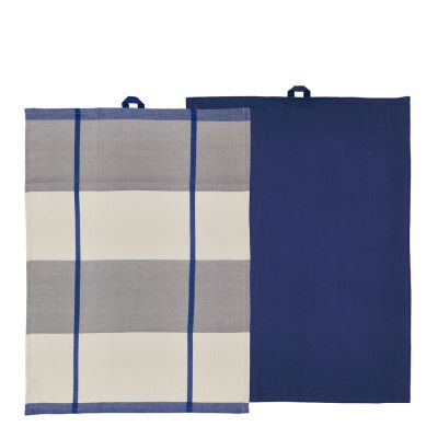 Södahl - Blocks Keittiöpyyhe 50x70 cm 2 Royal Blue