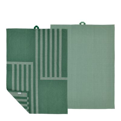 Södahl - Reflection Keittiöpyyhe 50x70 cm 2 kpl Pine Green