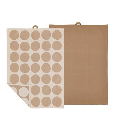 Bastian - Bubbles Keittiöpyyhe 50x70 cm 2 kpl Warm Taupe