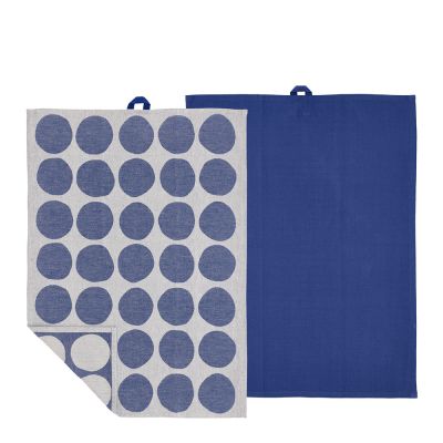 Bastian - Bubbles Keittiöpyyhe 50x70 cm 2 kpl Royal Blue