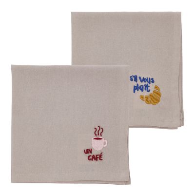 Södahl - Bistro Lautasliina 40x40 cm 2 kpl Coffee Brown