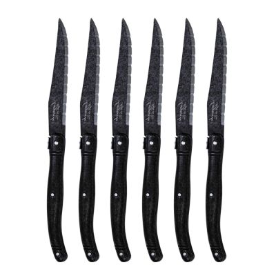 Laguiole Style de Vie - Laguiole Pihviveitsi 23 cm 6 kpl Stonewash