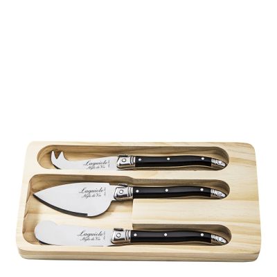 Laguiole Style de Vie - Laguiole Juustoveitsi 3 osaa Musta