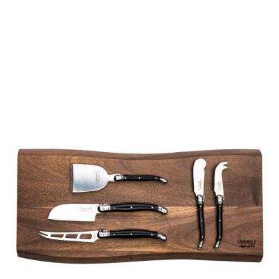 Laguiole Style de Vie - Laguiole Juustoveitsisetti 5 osaa Musta